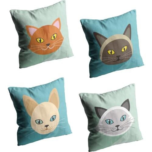 Set of Four Cushion Cover
