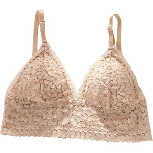 No Steel Ring Underwear Ladies Bra Gather Sling Pad Detachable Beauty Back Triangle Cup Dream