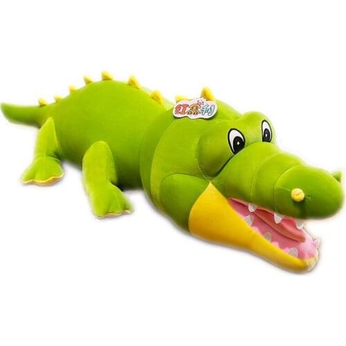 New Cute Crocodile Pillow Plush Toy Soft Big Mouth Crocodile Doll ChildrenS Room Decoration Boy And Girl Friends Birthday Gifts