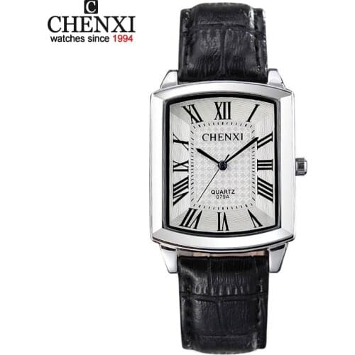 Couple Woman&men Casual Watches Luxury Brand Square Dial Fashion Leather Strap Lovers Dress Quartz Watch Relogios Femininos