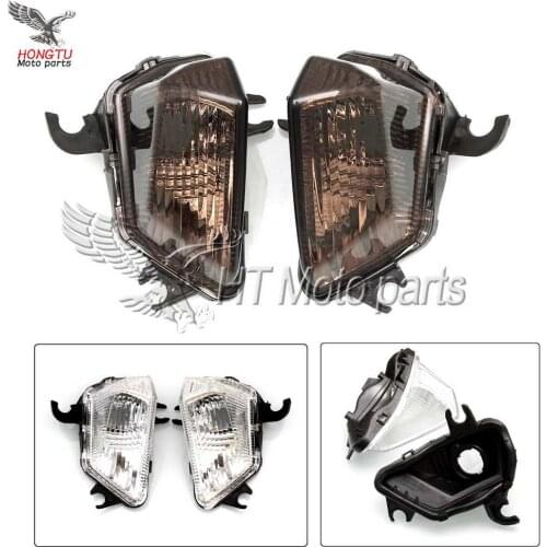 Motorcycle Front indicator turn signal lights Fits For Kawasaki Z1000SX NINJA 1000 Tourer 2011 2012 2013 2014