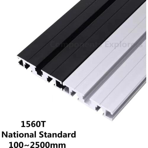 6Pcs 1000mm 15180 Aluminum Extrusion Profile,Silvery Color