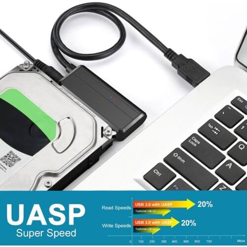 SATA to USB Cable 3.0 2.5/3.5 inches HDD SSD Hard Drive Converter Portable Line Adapter NK-Shopping