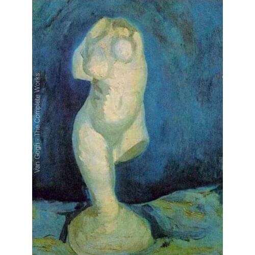 Plaster Statuette Of A Female Torso II by Vincent Van Gogh Reproduction oil painting Canvas art Handmade High quality