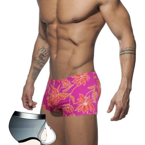 New Summer Swimwear Men Swim Trunks Swimsuit Boxer Beach Shorts Swimming Briefs Quick Dry Surfing Shorts Mayo Sunga Masculina