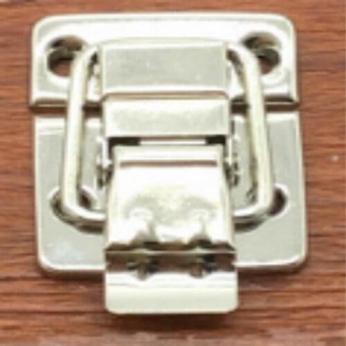 1Pcs Silver Fastener Aluminum Box Accessories Suitcase Boxes Trunk Lock Hardware Accessories Practical Locks 30*36MM