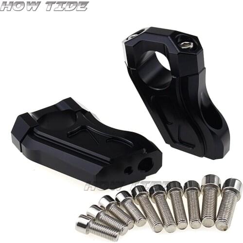 28mm Handle Bar Clamp Raised Extend Handlebar Mount Riser for BMW R Nine T R9T 2014 2015 2016 2017 2018