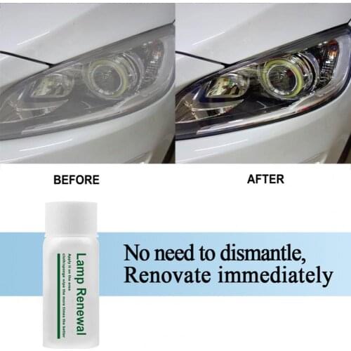 30ML Car Headlight Cleaning Repair Refurbishment Detergent Car Light Cleaner Car Headlight Repair Kits