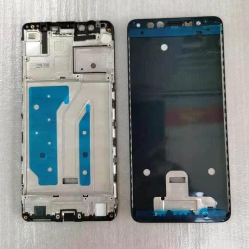 For Lenovo K5 Pro L38041 SIM Tray Micro SD Card Holder Slot Parts Sim Card Adapter Front Frame LCD Screen Frame