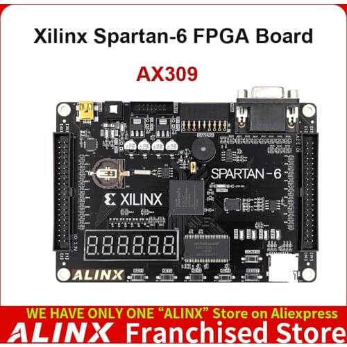 ALINX AX309: XILINX Spartan-6 XC6SLX9 FPGA Development Board LX9 Entry Level Study Board