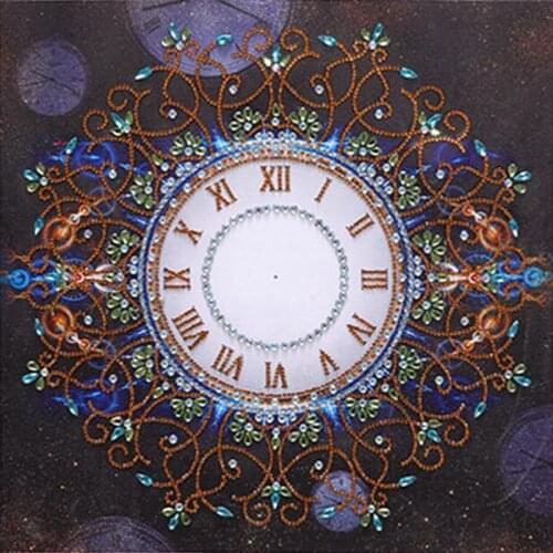 5D DIY Special Shaped Diamond Embroidery Wall Clock Diamond Painting Cross Stitch Watch Diamond Mosaic Rhinestones Home Decor