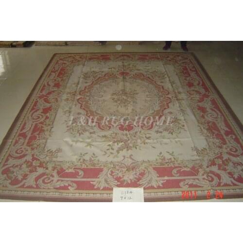 Free shipping 8'x10' Aubusson rugs Black Beige medallian aubusson rugs for home decoration bedrooom rugs