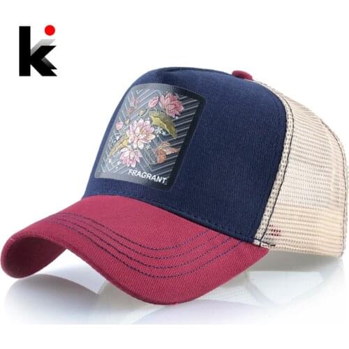 Adjustable Baseball Caps Women Summer Breathable Snapback Dad Hat For Men New Fashion Patch Baseball Hat Outdoor Cotton Mesh Hat