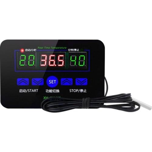 XH-1411 W1411 AC 110V-220V Display Digital Temperature Controller multi-function temperature Thermostat Control switch DC 12V