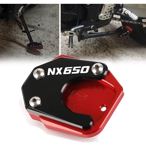 For Honda NX650 NX 650 J-X Dominator 1993 1994 1995 1996 1997 1998 1999 Kickstand Foot Side Stand Extension Pad Support Plate