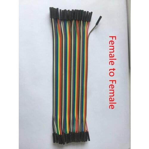 Dupont Line 40P 2.54mm 10/20/30/cm Female to Female male to female male to male pitch color cable jumper wire Dupont cable