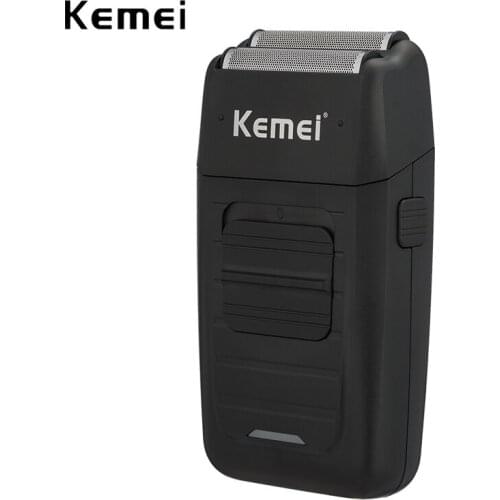 Kemei rechargeable electric shaver beard razor hair trimmer men shaving machine face care 3D floating shaver face care