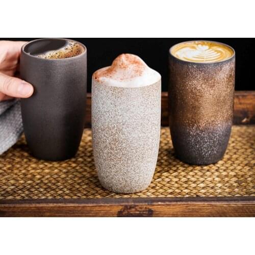 Creative Ceramic Chinese Kung Fu Tea Cup Coffee Cups And Mugs Travel Beer Milk Mug Big Capacity Porcelain Teacups Unique Gifts