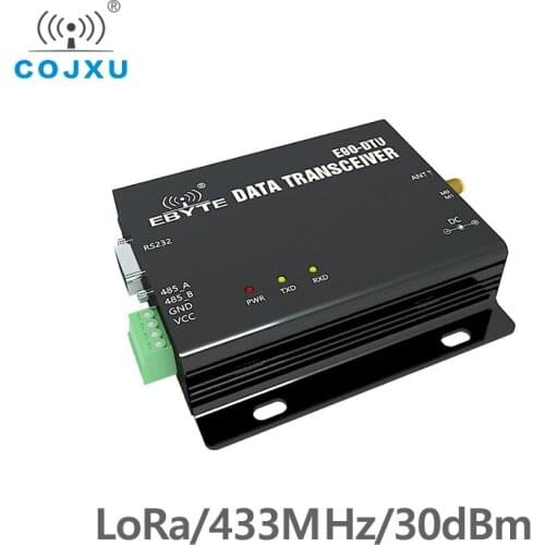 LoRa RS232 RS485 433MHz 1W TCXO E90-DTU-433L30 Wireless Transceiver Long Range 8km PLC Receiver Radio ModemLoRa