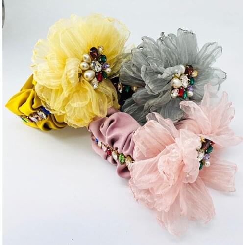 Fashion Bohemian Hair Accessories For Girls Women Flower Headband Hair Band For Adults Summer Autumn Wholesale