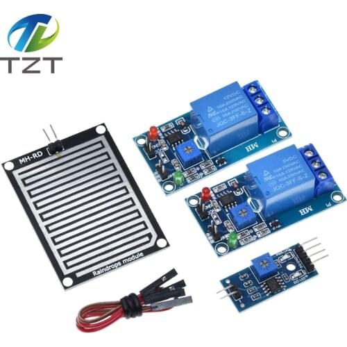 Snow Raindrops Detection Sensor Module Rain Weather Module Humidity For Arduino Relay Control Module Rain water sensor module