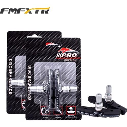 One Pair Mountain Road Bike Brake pads MTB Bicycle Braking V-Brake Holder Shoes Rubber Blocks Durable Cycling Accessories