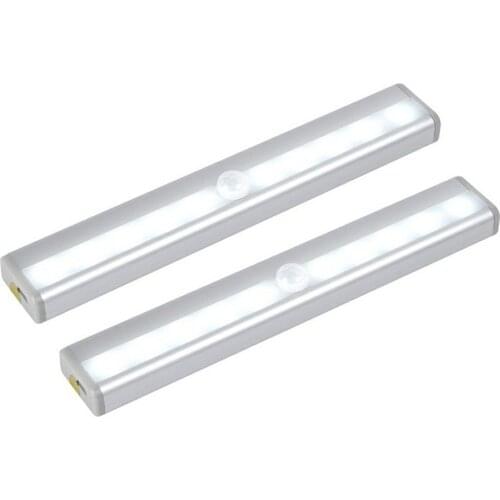 Portable Little Light Wireless LED Lights Motion Sensor Activated Night Light Magnetic Tape Lights For Closet Cabinet