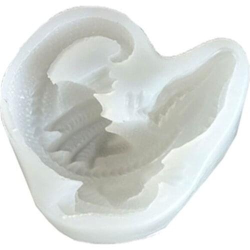 DIY Easter Dinosaurs Epoxy Resin Mold Plaster Clay Soap Casting Silicone Mould AXYD