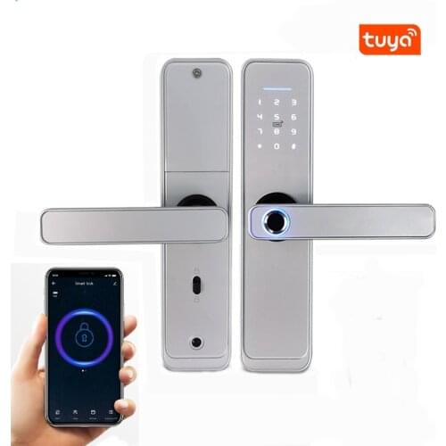Tuya Door Fingerprint Lock Waterproof Wifi Smart Home Lock Security Fechadura Digital Door Lock Electronic Password RFID Unlock