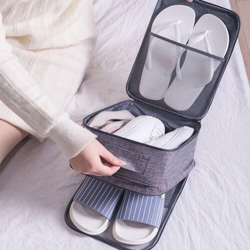 Universal Travel Shoe Bag for Organizer Case Set Luggage Storage Zip Lock Clear Bags Cables Usb Makeup Electronical Collapsible