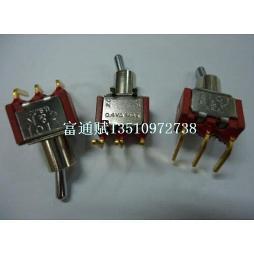 [VK] Long life toggle switch 7101MD9AWD9AW3BE Shake head to gold-plated 3 feet 2 file
