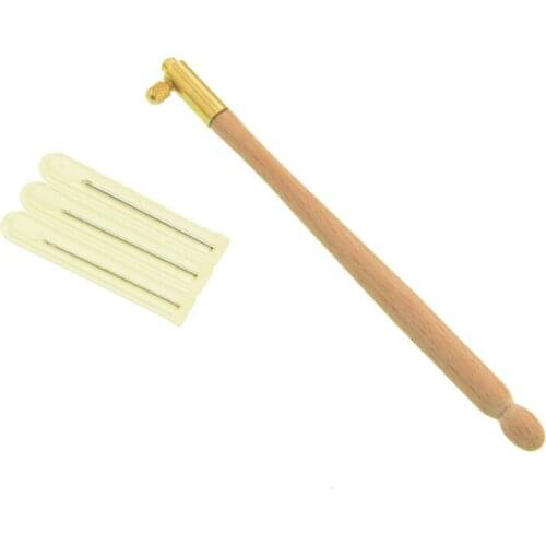 New Embroidery Crochet Hook with 3 Needles Steel 0.7mm 1.0mm 1.2mm Embroidery Beading Crochet Set Tool Kit