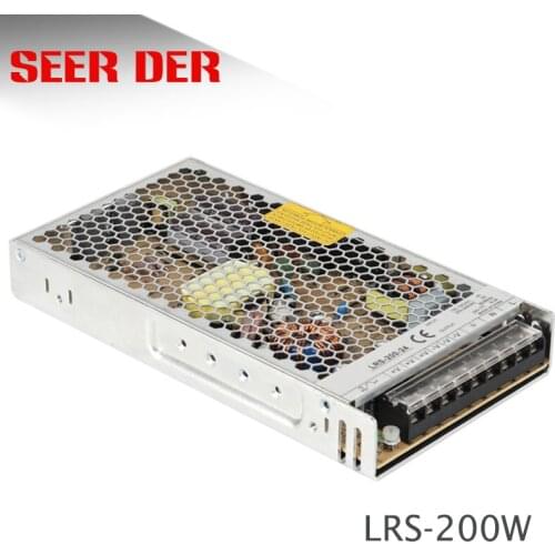 Hight quality LRS series 24V 8.8A LRS-200-24 smps 200w 24v dc power supply with CE