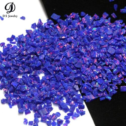 Factory Price (5 Gram/Lot)2mm-3mm OP01-OP78 Free Shipping Japan Import Synthetic Created Crushed Opal Chips For Ring