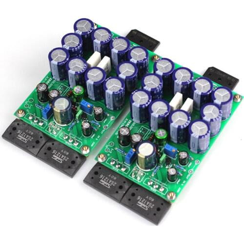 ZEROZONE Assembeod V18 PNP Sanken 2SA1216 JLH1969 class A power amp board 10W+10W L4-45