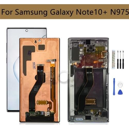 For Samsung Galaxy Note 10 Plus LCD Display Touch Screen Digitizer Assembly N975F N975W G975U For Samsung Note 10+ Display
