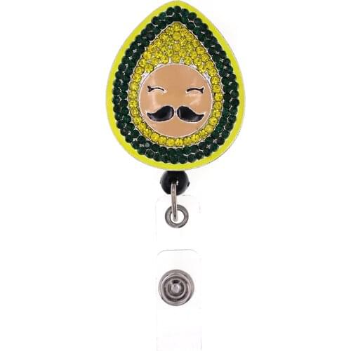 Newest Nurse Accessories Fruit Avocado Retractable Nurse Badge Reel ID Holder