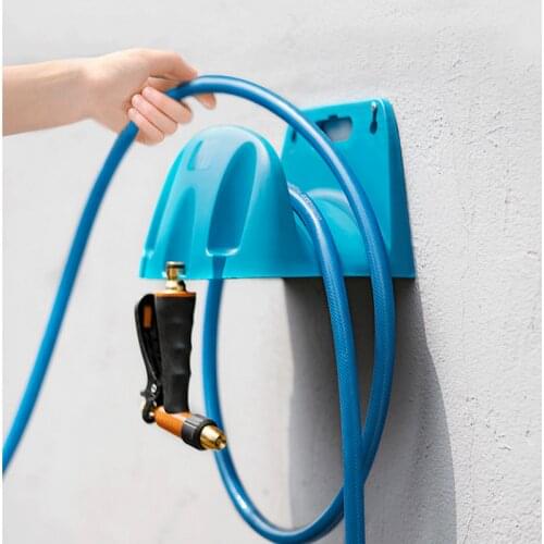 Wall Mounted Water Pipe Bracket Wall Mounted Garden Hose Pipe Hanger Holder Storage Bracket Shed Fence Cable Pipe Holder