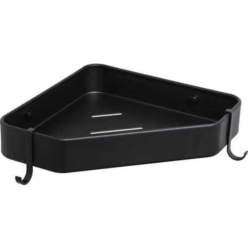 1PC Bathroom Shelf Aluminum Shower Shelf Shower Shelf Black Finish Storage Basket Storage Rack Bathroom Accessory