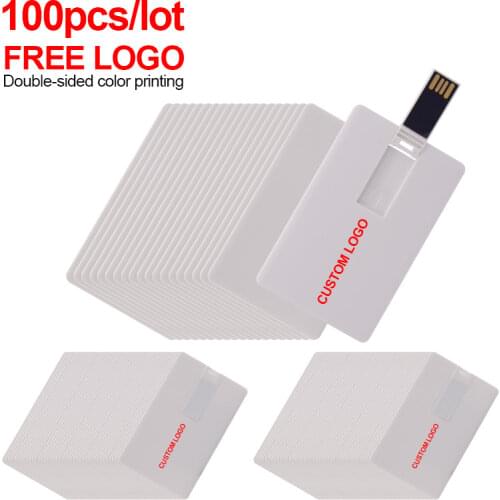 100pcs/lot Credit Card Master Card American Express USB Flash Drive 64GB 32GB 16GB 8GB 4GB Pendrive Memory Stick Real Capacity