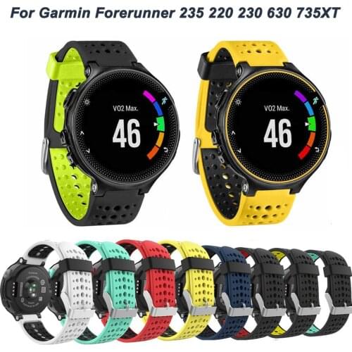 Wristband Bracelet For Garmin Forerunner 235 Smart Watch Straps Band Replacement For Garmin Forerunner 230/220/235/620/630/735XT