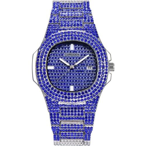 New Brand Luxury Fashion Quartz Ladies Watch Simple Clock Blue Dial Dress Casual Wristwatch Relogio Feminino Women Watches