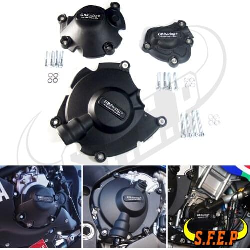Motorcycle Engine Case Guard Protector Cover GB Racing For Yamaha YZF-R1 & R1M 2015-2020 2016 2017 2018 2019