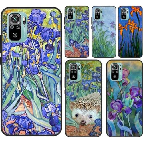 Irises Painting For Xiaomi Redmi Note 9 Pro Note 10 Pro 7 8 9S 8T Back Cover For Redmi 9T 9C 9A K40 Case