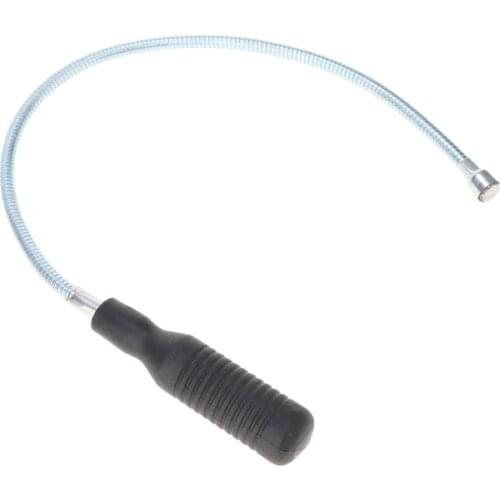 Flexible Magnet Tray Mirror Pick-Up Mechanic Parts Magnetic Hand Tool, NEW