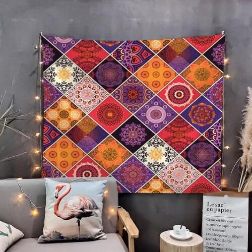Mandala Tapestry Wall Hanging Home Deco Mandala Bohemia Hippie Print Free Shipping Large Plus Size