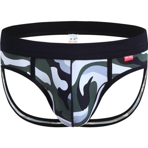 Camouflage Gay Mens Underwear Penis Jockstrap Men Sexy Mens Thongs G Strings Men Thongs Bikini Sissy Panties Underpants Male