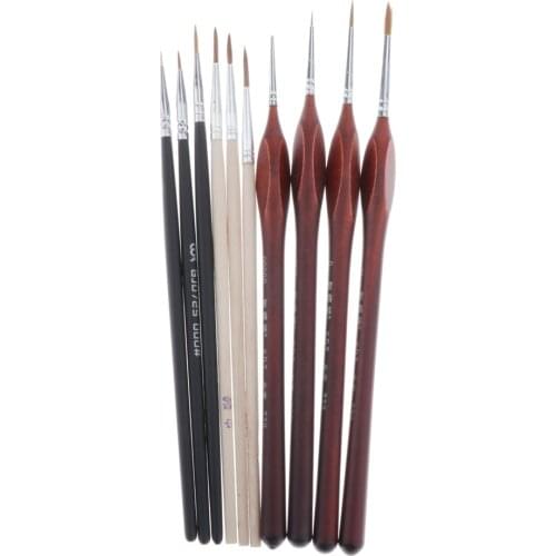 Painting Brush Nylon Hair Paintbrushes Craft Hobby Kit Model Tools Accessory