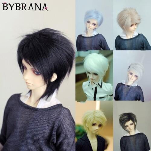 Bybrana Bjd Doll 1/3 1/4 Hairy Wig