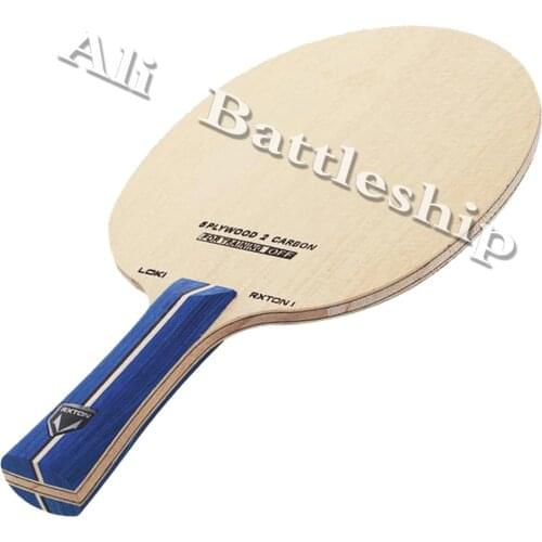 LOKI RXTON 1 PLUS Professional 5 WOOD 2Carbon Table Tennis Paddle Blade Ping Pong Bat For Quick Attack Loop Drive Players LK02